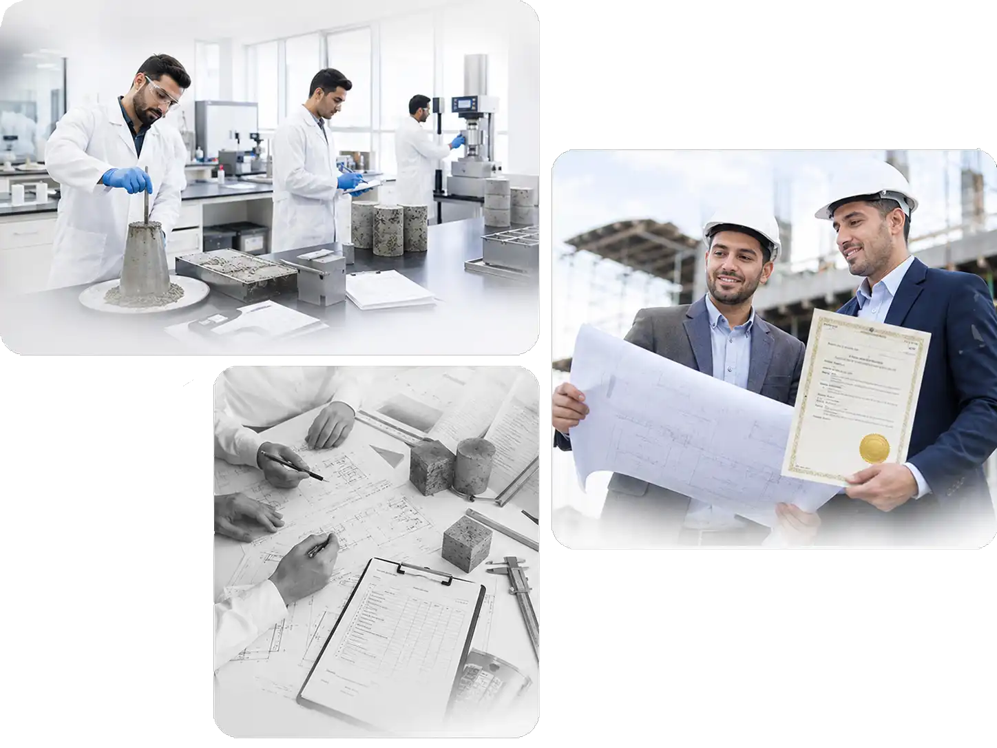 اخذ مجوز شرکت خدمات آزمایشگاهی پایه ۳ بتن